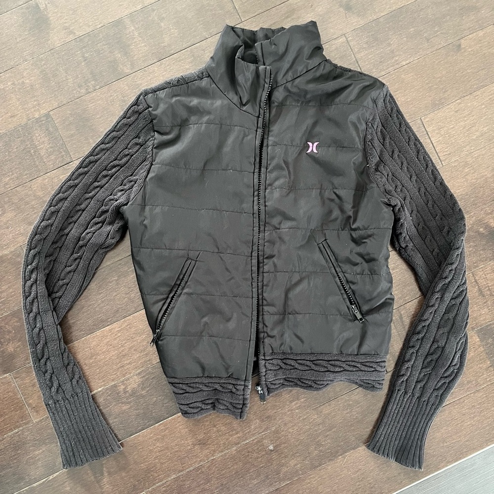 Hurley zip sweater jacket